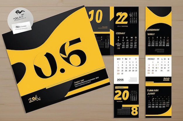 Corporate branded calendar design